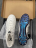 卡爾美（KELME）小牛皮MG足球鞋男透氣短釘系帶學(xué)生比賽圓釘球鞋成人 白色 43  曬單實(shí)拍圖