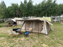 Naturehike挪客屋脊13自動速開帳篷戶外露營防雨水防曬野營深咖色鈦黑膠 曬單實拍圖
