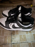 耐克NIKE男復(fù)古休閑板鞋 DUNK緩震運(yùn)動(dòng)鞋 HF5441-100黑白40 曬單實(shí)拍圖