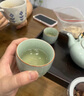 祥業(yè)功夫茶具整套裝泡茶器全套汝窯茶壺大容量三件套茶盤(pán)茶杯喬遷送禮 章遠天青提梁壺7件套+竹茶奉 曬單實(shí)拍圖