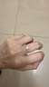 慕璨（OWN SHINE）【七夕禮物】璨若星軌18k黃金女戒指亮面真鉆培育結(jié)婚 送女友禮物 【0.35ct±0.03】 13號 曬單實拍圖
