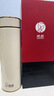 希諾（HEENOOR）雙層玻璃杯男士辦公高檔送禮禮盒泡茶濾網(wǎng)耐高溫大容量商務(wù)水杯 小熊杯蓋XN-5658芋艿白-360ml 曬單實(shí)拍圖