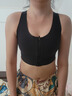 ubras涼感中高強(qiáng)前拉鏈防震運(yùn)動(dòng)內(nèi)衣女夏季無鋼圈文胸內(nèi)衣緩震胸罩 【透氣款】黑色 S 70A/70B/70C 曬單實(shí)拍圖