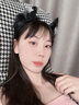 松窗夢語貓耳發(fā)箍女cos仿真立體獸耳KC可愛毛絨耳朵洗臉頭箍lolita發(fā)飾黑 黑白貓娘發(fā)箍 曬單實(shí)拍圖