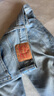 Levi's李維斯冰酷系列男士涼感防曬美式復古502錐型藍色牛仔褲 淺藍色 28 (32) 曬單實(shí)拍圖