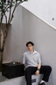 主意范（ZHUYIFAN）小眾設計感假兩件t恤男潮牌拼接翻領短袖高級痞帥寬松半袖polo衫 灰色【單件上衣】 XL 建議130-150斤 曬單實拍圖