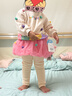 幼歌（YOUGE）嬰幼兒冬日糖果繽紛蓬蓬裙加絨舒適保暖百搭單品裙褲潮 桃粉色 100 cm 曬單實(shí)拍圖