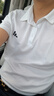 阿迪達(dá)斯 （adidas）POLO衫男 25夏季新款運(yùn)動(dòng)服休閑衣服翻領(lǐng)短袖冰絲速干透氣t恤男 白色/三扣Polo領(lǐng)/速干/主推 L 180 曬單實(shí)拍圖