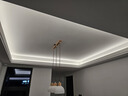 光維爾【超薄6mm】白色明裝磁吸軌道燈免吊頂無主燈照明led嵌入式筒射燈 白色一體48V電源100W 曬單實(shí)拍圖