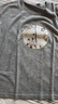 Basic House/百家好撞色提花刺繡針織衫24夏新款國風(fēng)圓領(lǐng)短袖上衣 灰色 M 115-125斤 曬單實拍圖