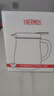 膳魔師（THERMOS）保溫壺0.8L小容量316L不銹鋼辦公家用露營(yíng)帶茶漏燜茶壺TEHB-800 紫砂棕 800ml 曬單實(shí)拍圖