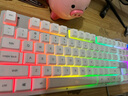 HP惠普機(jī)械手感鍵盤鼠標(biāo)套裝有線游戲吃雞LOL臺式電腦筆記本外設(shè)辦公鍵鼠通用USB 【白色】游戲鍵盤+游戲鼠標(biāo)+配鼠標(biāo)墊 曬單實拍圖