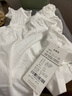 Auro Mesa女童連衣裙夏季薄款繡花純棉小白裙鏤空透氣柔軟A類(lèi)嬰兒公主裙 白色 73 曬單實(shí)拍圖