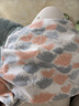 愛(ài)寶適月子帽純棉四季款孕產(chǎn)婦防風(fēng)帽室內(nèi)護(hù)頭帽坐月子睡眠帽水墨花M424 曬單實(shí)拍圖