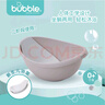 BUBBLE BEAUTIFULLY CONCEIVED新生兒專(zhuān)用洗澡盆嬰兒浴盆躺托一體寶寶澡盆小號(hào)家用不折疊 灰褐色浴盆含浴架 曬單實(shí)拍圖