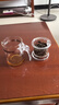 金灶（KAMJOVE）耐熱玻璃泡茶壺彈壓式過(guò)濾飄逸杯茶水分離泡茶器茶道杯茶水壺茶具 【一鍵濾茶】TP-140茶壺 300ml 曬單實(shí)拍圖