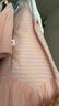 笛莎（DEESHA）童裝女童2025春季新款兒童韓版時(shí)尚小女孩可愛娃娃領(lǐng)香風(fēng)假兩件裙 柔粉色 140 曬單實(shí)拍圖