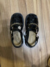 星期六（St&Sat）法式復(fù)古涼鞋女夏2025新款包頭粗跟羅馬鞋厚底鏤空編織真皮女鞋子 黑色 36 曬單實(shí)拍圖