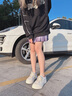 妙麗（Millies）品牌厚底板鞋女韓版花邊獨特設計感運動休閑女鞋簡約經(jīng)典學生鞋子 白色 37 曬單實拍圖