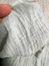 OAK FAMILY早秋新品兒童背帶褲全棉縐布垂感闊腿褲寶寶通用保暖休閑長(zhǎng)褲 灰綠色 100 cm 曬單實(shí)拍圖