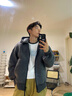 加拿大鵝（Canada Goose）【新品】Chilliwack男士黑標(biāo)抓絨飛行員夾克大鵝外套 7220MB 9211 采石場灰 M 曬單實(shí)拍圖