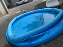 倍護(hù)嬰（more care）游泳池家用大型戶外兒童游泳池圓形充氣支架夾網(wǎng)泳池 夾網(wǎng)3.0米【直徑300*高度76CM】 曬單實(shí)拍圖