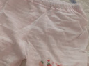 印品棉棉屋兒童純棉短褲夏季薄款竹節(jié)棉男女寶寶中褲休閑褲嬰幼兒沙灘褲全棉 公主小花組 短褲3件裝 100 （兩用檔） 曬單實拍圖
