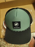 猛犸象（MAMMUT）Cragt 男女同款時(shí)尚LOGO運動(dòng)網(wǎng)狀鴨舌帽 黑色-深玉石綠 L-XL 曬單實(shí)拍圖