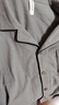 京舒棉自有品牌棉·嘟嘟棉秋新款磨毛男長(cháng)袖睡衣家居服 灰色 XL 曬單實(shí)拍圖