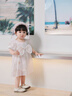 G.DUCKKIDS小黃鴨童裝嬰兒包屁衣服夏季周歲禮服女寶寶滿月百天公主哈衣薄款 粉色包屁裙 90cm 建議身高80- 1-2周歲 曬單實拍圖
