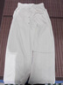 POUM彎刀褲子男春秋夏季款高街潮流美式直筒闊腿純色運(yùn)動(dòng)休閑褲男 GXFS-X14米白色 XL 曬單實(shí)拍圖