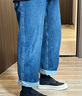 Lee25春夏新品726標(biāo)準(zhǔn)中腰直筒五袋款中淺藍(lán)男牛仔褲 中淺藍(lán) 31  曬單實(shí)拍圖