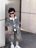 皮爾卡丹（pierre cardin）童裝哪吒衣服男童套裝春秋哪咤衣服外套褲子兩件套中小童大童春裝 娜扎兒童衣服-圖片色 90 尺碼1~2歲【 80-90cm】 曬單實拍圖
