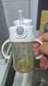 WOIBABY適配貝親直飲吸管奶瓶配件學(xué)飲吸管水杯蓋寬口徑手柄三代通用 白色（12個(gè)月+）吸管彈力杯蓋+手提繩+替換嘴 曬單實(shí)拍圖