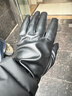 海瀾之家（HLA）皮手套男觸屏騎行手套騎摩托車(chē)防風(fēng)保暖觸屏款滑雪手套 加絨觸屏 曬單實(shí)拍圖