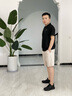 貴之步男士休閑皮鞋時(shí)尚鏤空休閑鞋透氣百搭鞋子男 G507 黑色  41  曬單實(shí)拍圖
