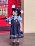 可英 GOWINBABY女童裙子可愛夏季新款女孩洋氣時(shí)髦公主裙女寶兔子連衣裙 藍(lán)色 100 （適合身高90cm-100cm） 曬單實(shí)拍圖