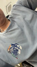 真維斯（Jeanswest）男t恤長袖2025年秋季220g重磅棉男士打底衫港風(fēng)休閑寬松大碼上衣 曬單實拍圖