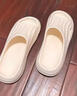 名創(chuàng)優(yōu)品（MINISO）家居拖鞋男女情侶家用舒適浴室防滑防臭涼拖鞋夏 鵝蛋黃40-41 曬單實(shí)拍圖