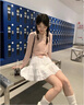 皓娥 白色蛋糕裙女高腰顯瘦a字裙春夏2025新款芭蕾風(fēng)半身裙蓬蓬短裙 【白色-含打底】 M 曬單實(shí)拍圖