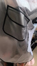 透明防水防油廚房夏季圍裙加厚款式時(shí)尚可擦手無(wú)異味柔軟舒服耐磨 黑色帶兜可擦手(98cm*64cm) 1條 曬單實(shí)拍圖