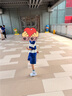 FILA【斐護科技】斐樂兒童童裝短褲2025年秋季新款男中大童五分褲 杰森藍-BU 140 曬單實拍圖