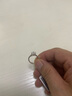 DR.KU人工培育鉆石一克拉鉆戒VVS2求婚戒指微鑲小鉆結(jié)婚生日情人節(jié)禮物 一克拉培育鉆/鉑金/VVS2/IGI證書(shū) 閉口(12號(hào)) 曬單實(shí)拍圖
