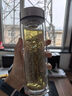 希諾雙層玻璃杯男家用商務(wù)辦公泡茶杯子過(guò)濾車(chē)載水杯XN-9607 410mL 曬單實(shí)拍圖