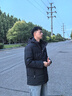 波司登（BOSIDENG）2025新款羽絨服男款90絨通勤短款防風連帽保暖外套 鋼鐵灰8224 L 180/96A 體重約140-155斤 曬單實拍圖