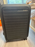 新秀麗（Samsonite）行李箱20英寸拉桿箱側開(kāi)蓋前開(kāi)口條紋旅行密碼登機箱黑色KF1 曬單實(shí)拍圖