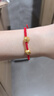 謝瑞麟（TSL）黃金轉(zhuǎn)運(yùn)珠蘋(píng)果福袋3D硬金轉(zhuǎn)運(yùn)珠手鏈?zhǔn)执甔I369 曬單實(shí)拍圖