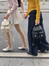 歐時(shí)納（JUST STAR）口袋雙肩包女款2025年新款大容量通勤輕便旅游雙肩背包女書(shū)包學(xué)生 曬單實(shí)拍圖