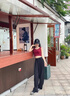 西裝褲女夏季新款小個子2025年冰絲寬松休閑褲高腰顯瘦速干闊腿褲 黑色 春秋-常規(guī) L 【建議：101-110斤】 曬單實拍圖
