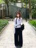 啄木鳥(niǎo)（TUCANO）黑色波點(diǎn)長(cháng)條絲巾女2025新款系脖感頸飾夏季薄款發(fā)帶絲帶脖飾時(shí)尚 波點(diǎn)絲巾 140*5厘米 曬單實(shí)拍圖